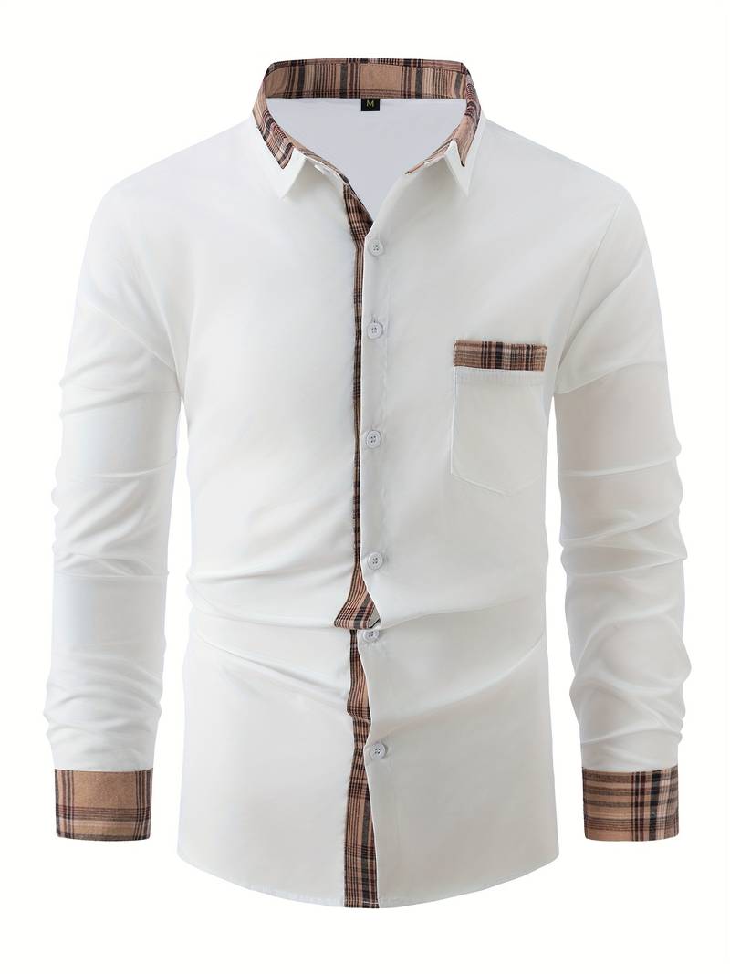 Louann® | Classic Long-Sleeved Shirt In A Checked Design