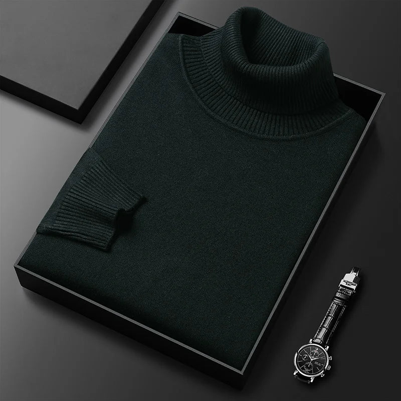 Edgardo® | Luxury Cashmere Turtleneck Sweater