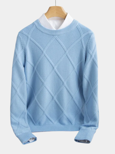 Shawn | Argyle Cashmere Sweater