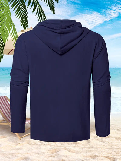Lynea® | Casual Hooded Shirt With Buttons