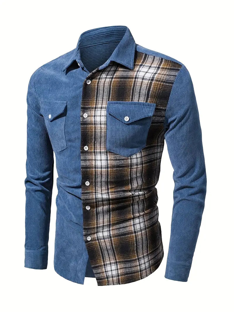 Lorne® | Patchwork Shirt With Buttons For Spring