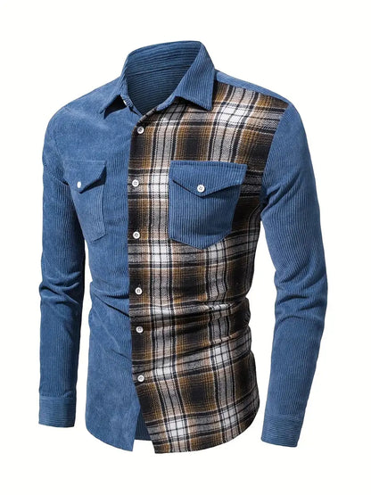 Lorne® | Patchwork Shirt With Buttons For Spring
