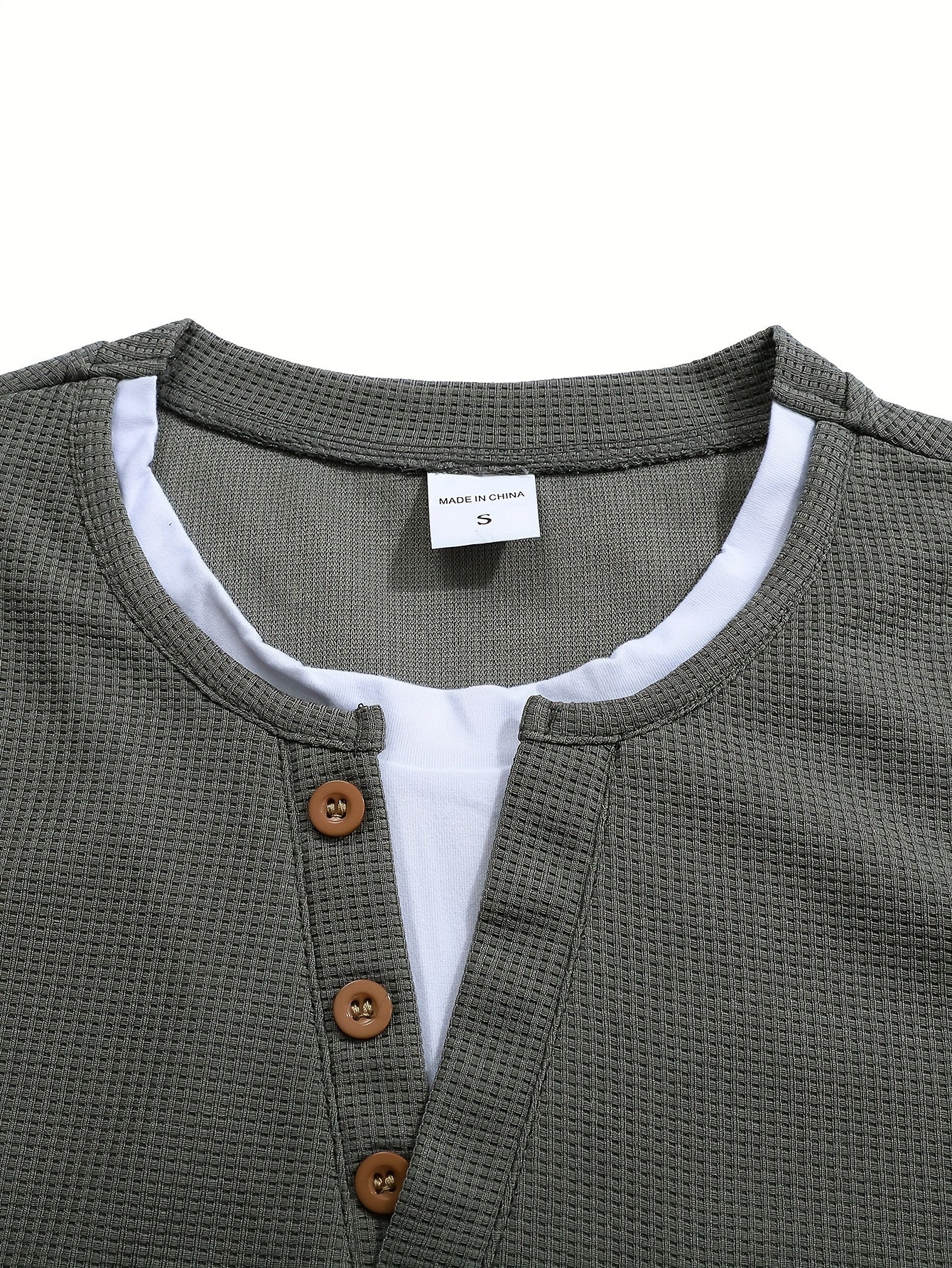 Isiah | Long-sleeved polo shirt with buttons and pocket