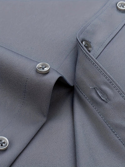 Omar | Elegant long-sleeved button-down shirt