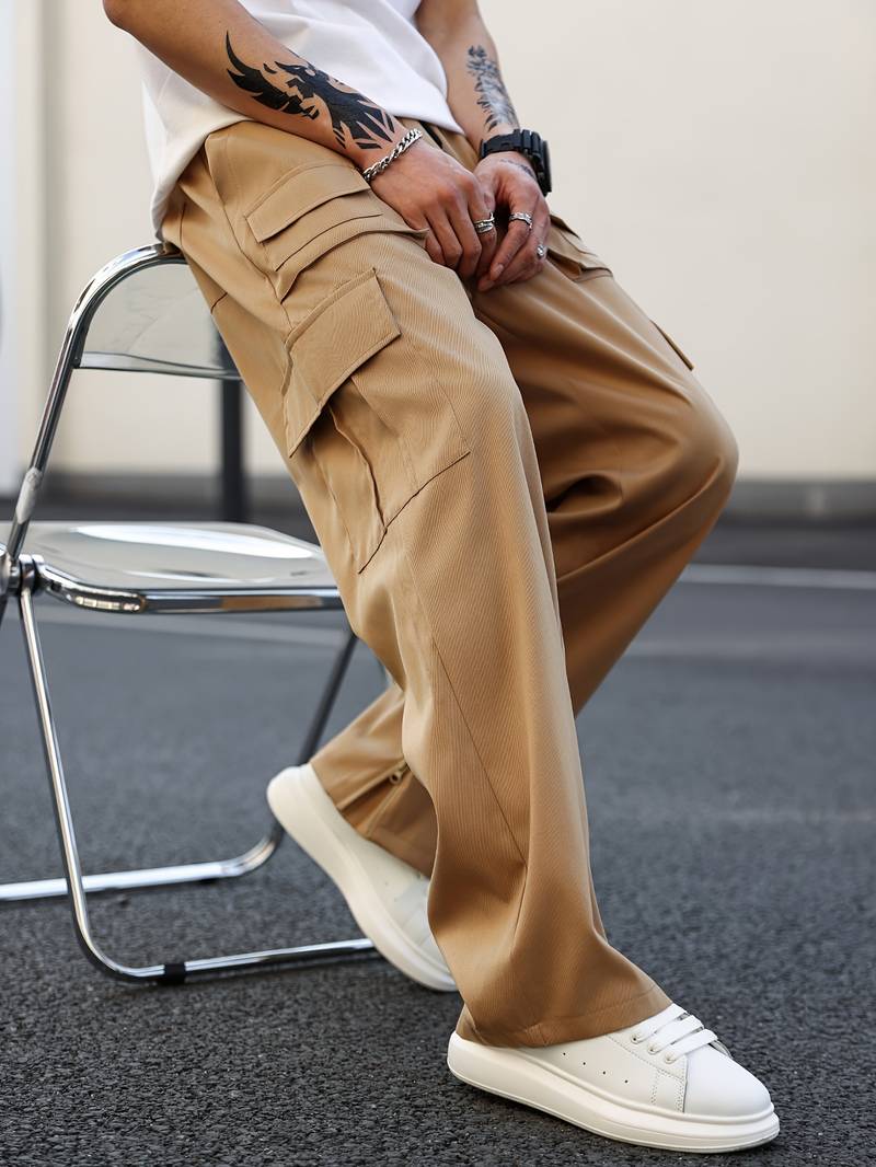 Gates® | Straight-Leg Cargo Pants With Multiple Pockets For Men