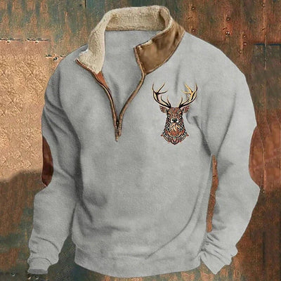 Landon | Deer pattern sweater