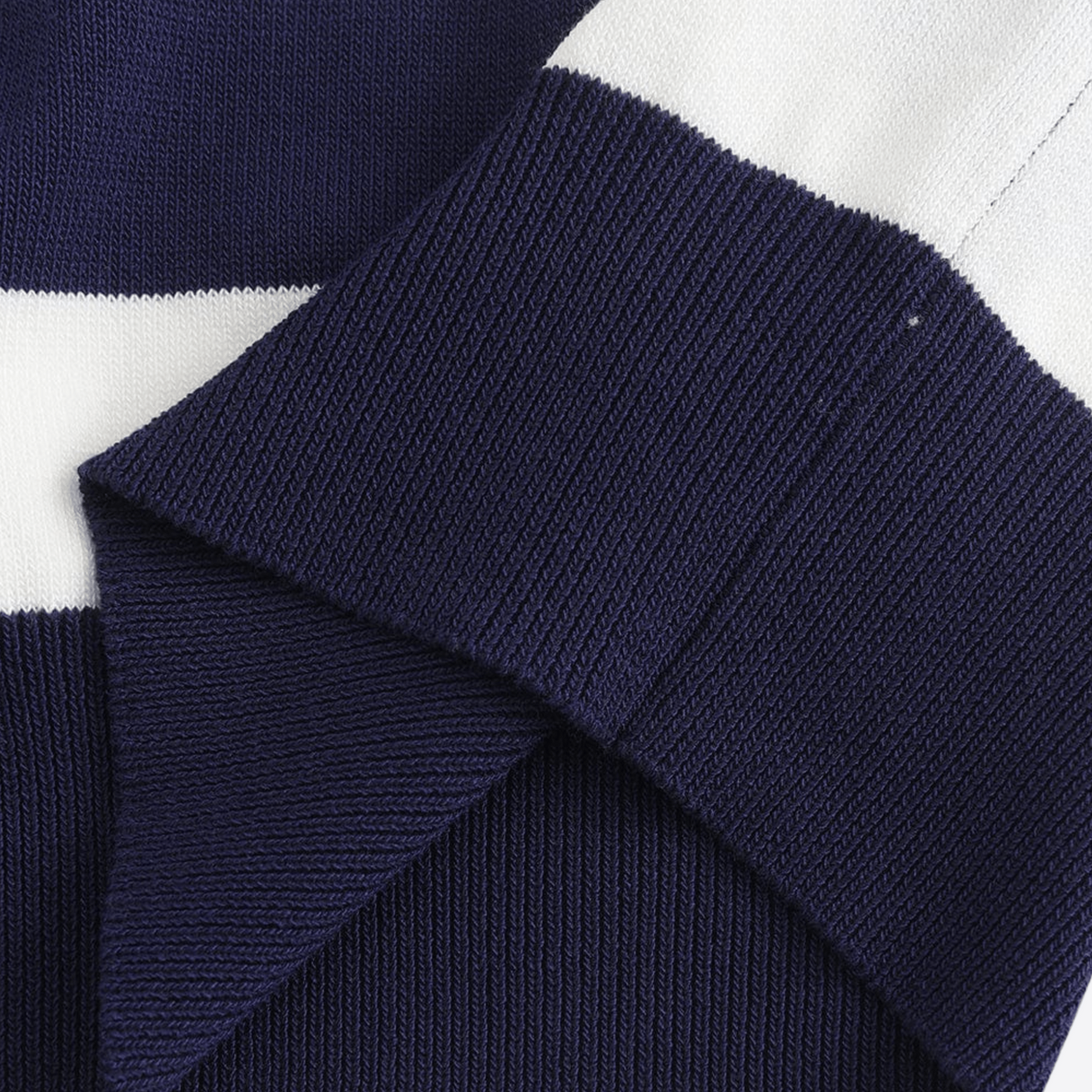 Zachary® | Black And White Striped Polo