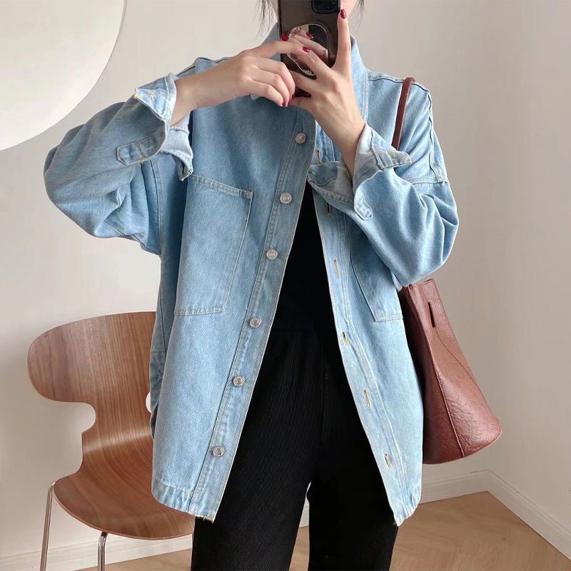 Alain® | Alessia Romano Washed Denim Jacket