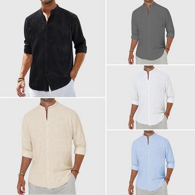 Alboin® | Alexander Heliot Henley Linen Shirt