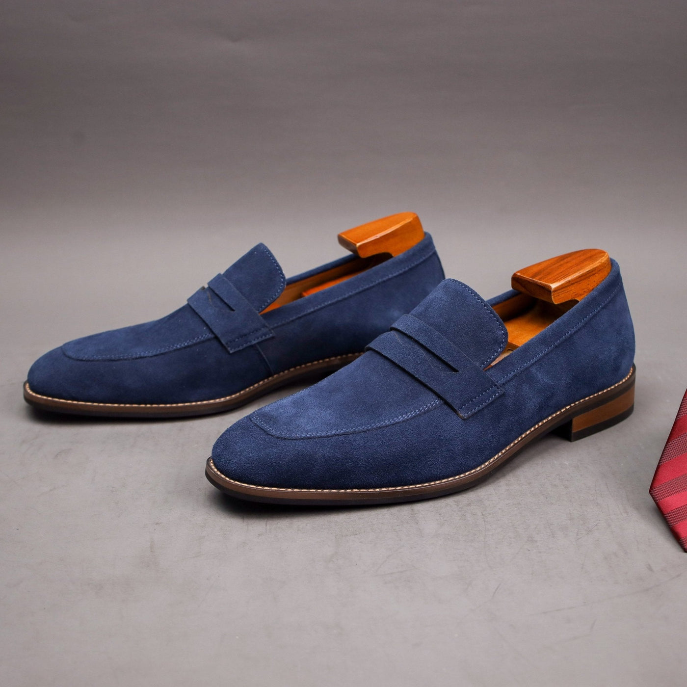 Iago | Modern Penny Loafers for Men – Suede Slip-On Style