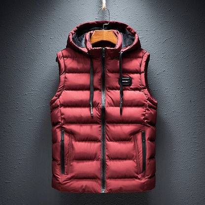 Brandon® | Winter vest with hood