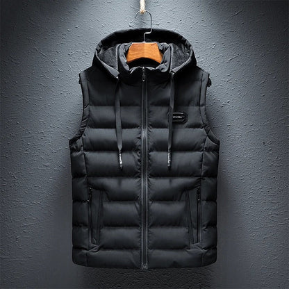 Brandon® | Winter vest with hood