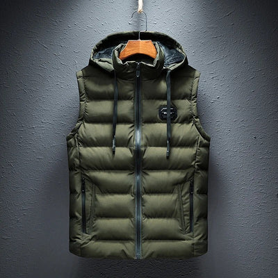 Brandon® | Winter vest with hood