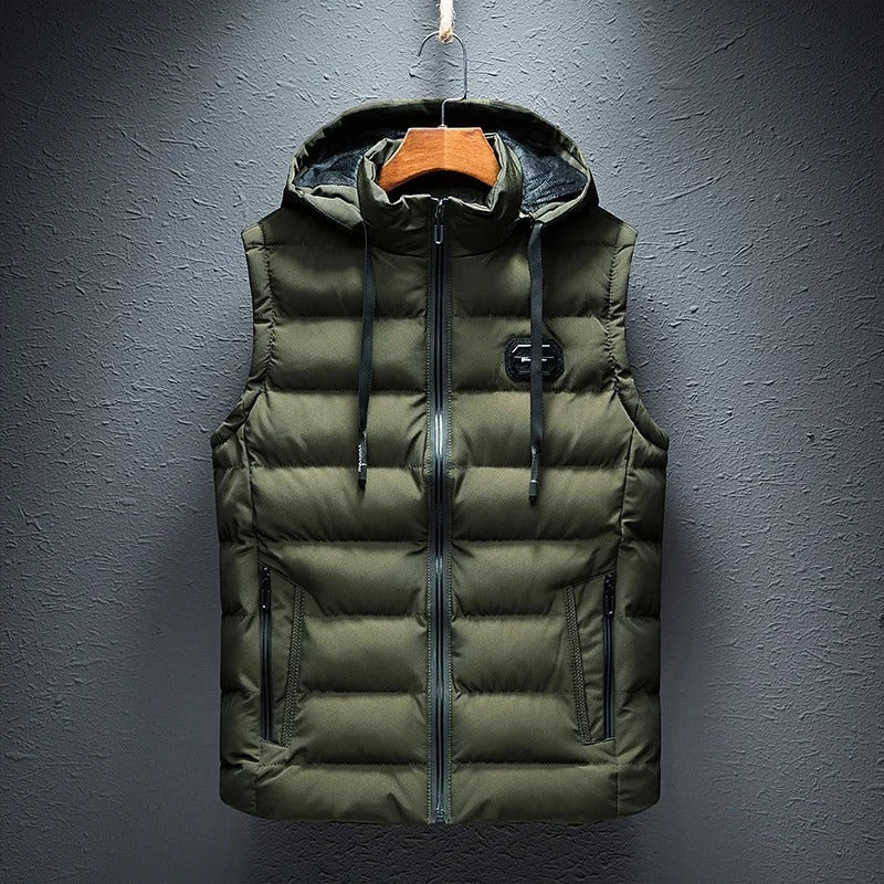 Brent® | Wintergilet Met Capuchon