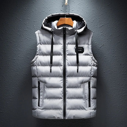 Brandon® | Winter vest with hood