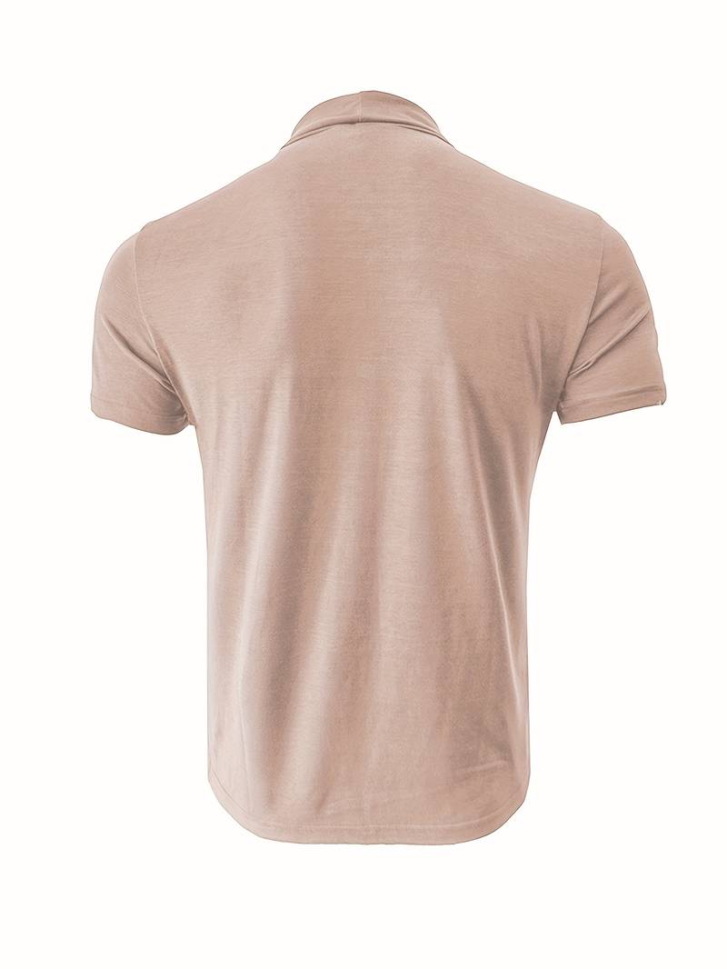 Lucian® | Casual Short Sleeve Turtleneck T-Shirt