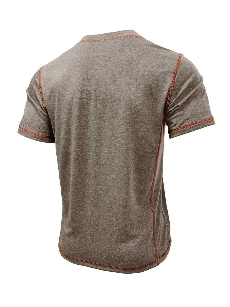 Malcolm | Short-sleeved button-down T-shirt