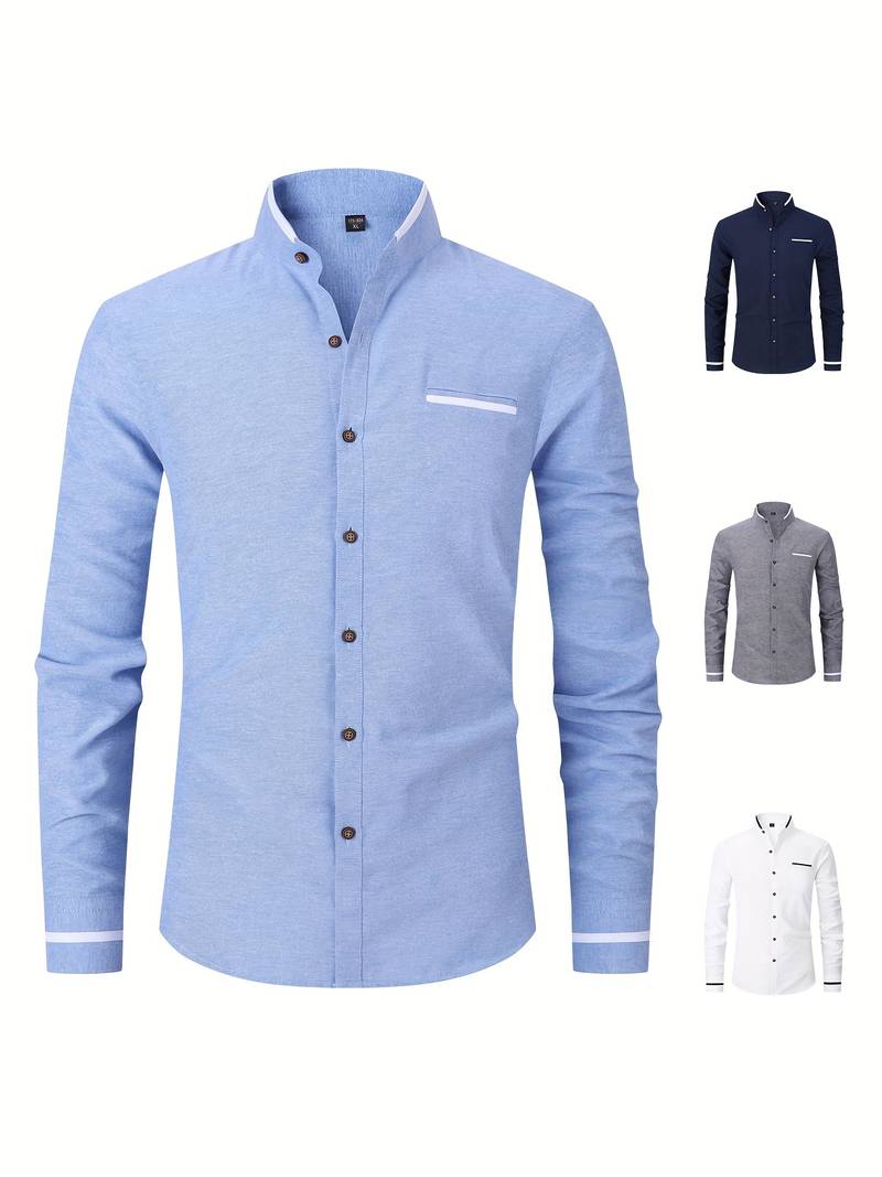 Lita® | Long Sleeve Collar Shirt For Men