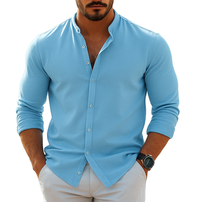 Ricardo | Men'S Casual Loose Long Sleeve Shirt