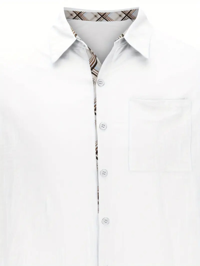 Lyra® | Stylish Shirt With Checkered Graphic Print For Men
