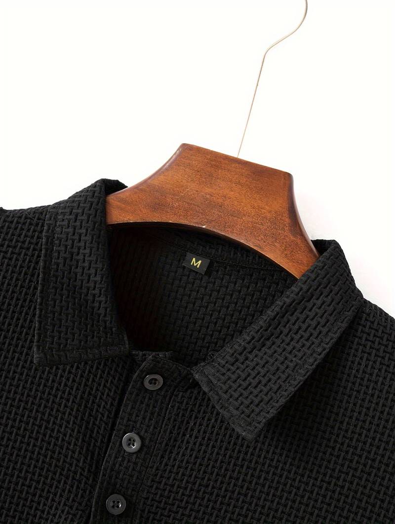 Macaria® | Solid Leisure Golf Shirt For Men