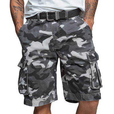 Jimmy | Men'S Summer Fashion Camouflage Cotton Blend Cargo Shorts