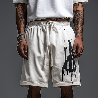 Clayton | Men'S Summer Fashion Printed Cotton Blended Casual Shorts