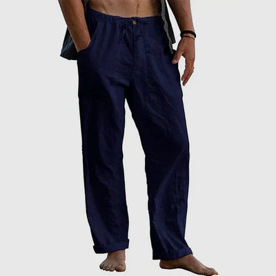 Quirico® | Linen Trousers With Drawstring