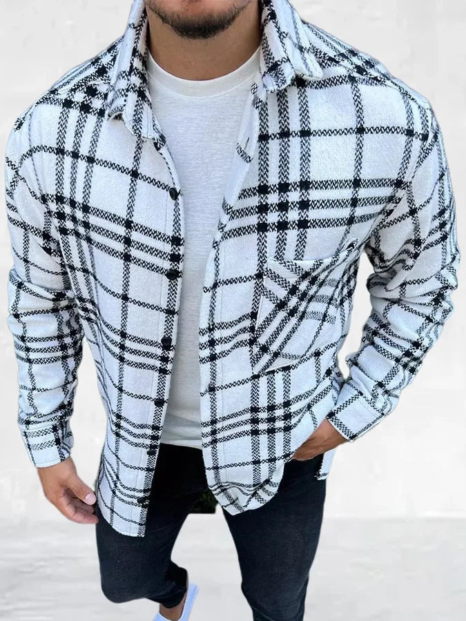 Elian® | Elegant Checked Shirt