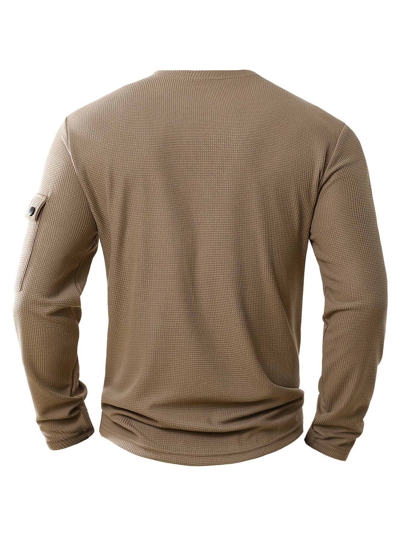 Isiah | Long-sleeved polo shirt with buttons and pocket