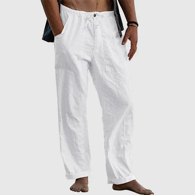 Quirico® | Linen Trousers With Drawstring