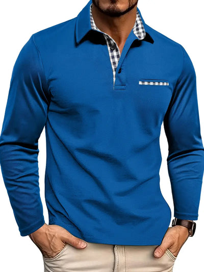 Jamal | Long Sleeve Polo Shirt