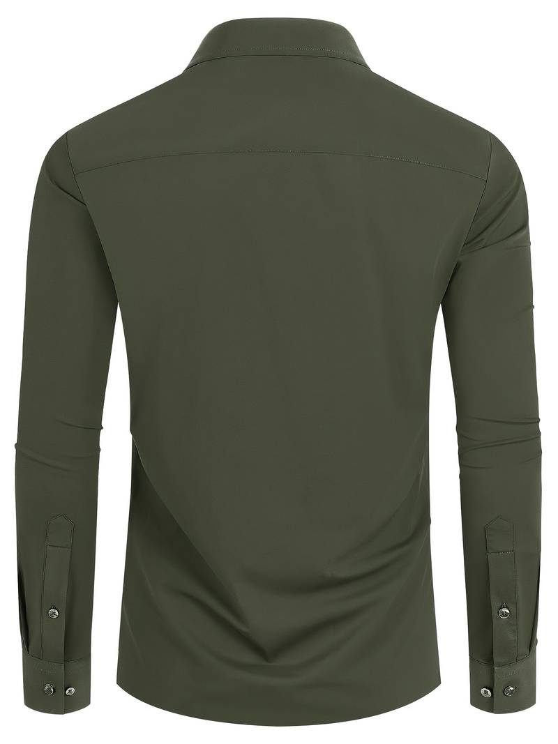 Duncan® | Long-Sleeved Shirt With Buttons For Men