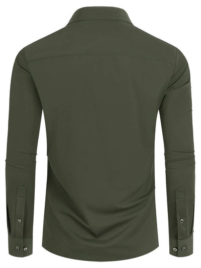 Duncan® | Long-Sleeved Shirt With Buttons For Men