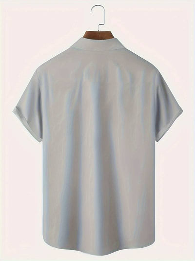 Macario® | Short Sleeve Shirt With Bamboo Print And Color Block