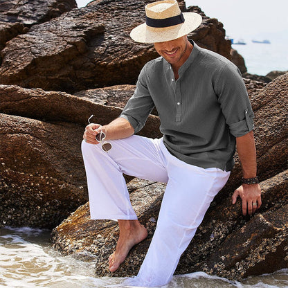 Barnaby® | Casual Summer Shirt Long Sleeves
