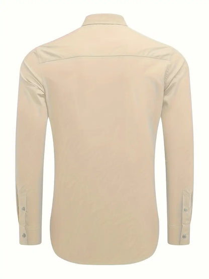 Lotis® | Casual Long-Sleeved Shirt With Button Placket