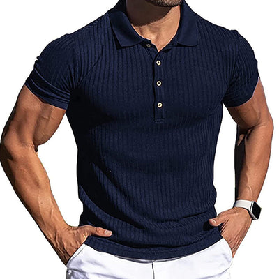 Kadin® | Short-Sleeved Sporty T-Shirt For Men With Lapels