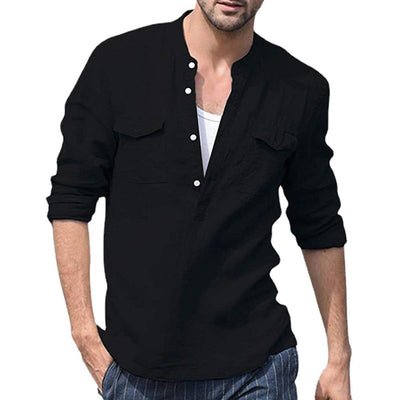 Jonathon® | Solid Color Casual Stylish Men'S Shirt
