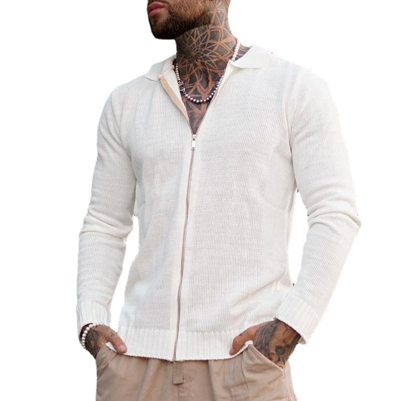 Josiah® | Casual Long-Sleeved Zip-Up Knitted Sweater For Men