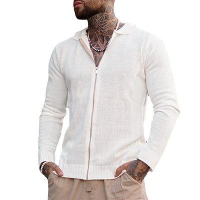 Josiah® | Casual Long-Sleeved Zip-Up Knitted Sweater For Men