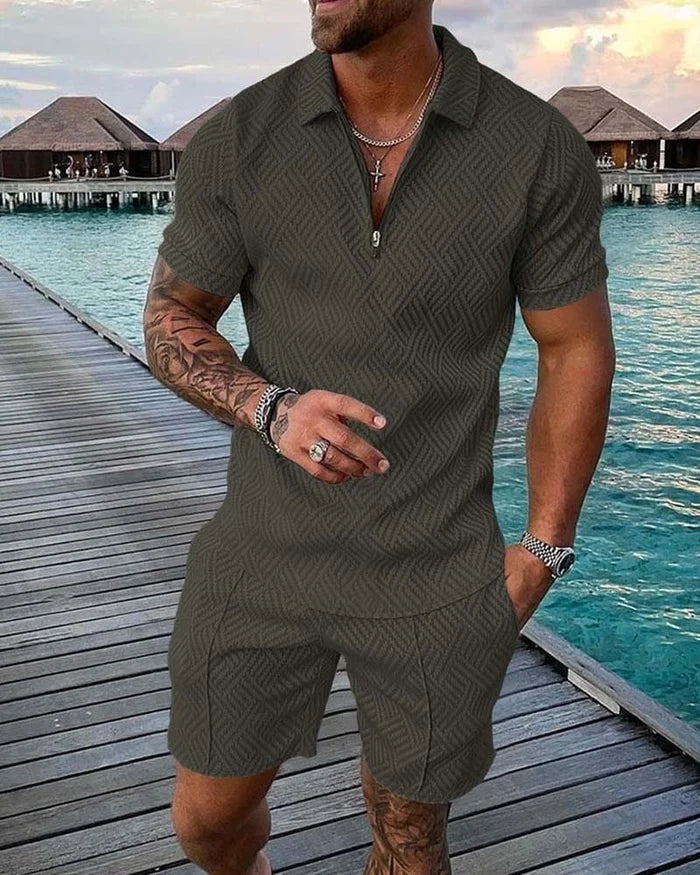 Rafe® | Green Shirt & Shorts