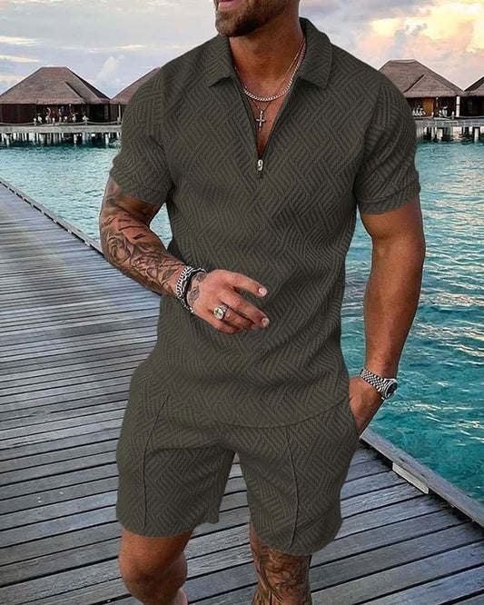 Rafe® | Green Shirt & Shorts