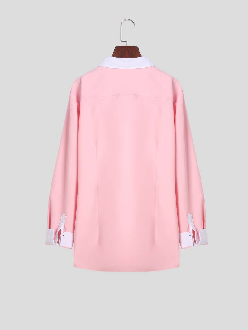 Lolita® | Casual Button-Up Contrast Shirt For Men