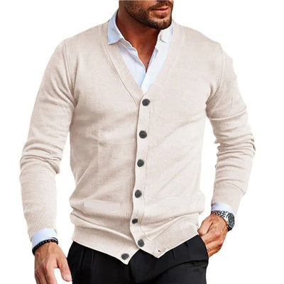 Keishaun® | Dunstan V Neck Casual Cardigan