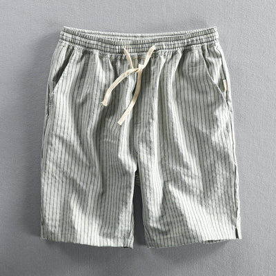 Jesualdo® | Linen Pinstripe Shorts