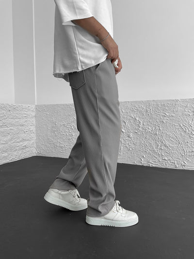 Ezra® | Comfortable Ribbed Spandex Pants