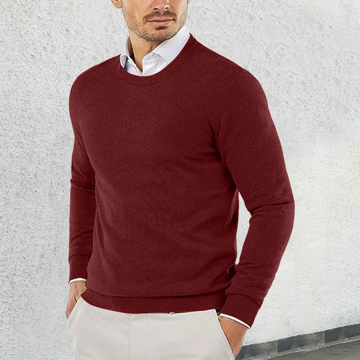 Fernando® | Crewneck Cotton Sweater