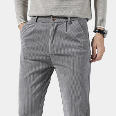Ibraheem® | Ribbed Trousers For Men