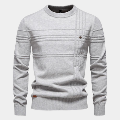 Aaron® | Men'S Sweater With Checked Design
